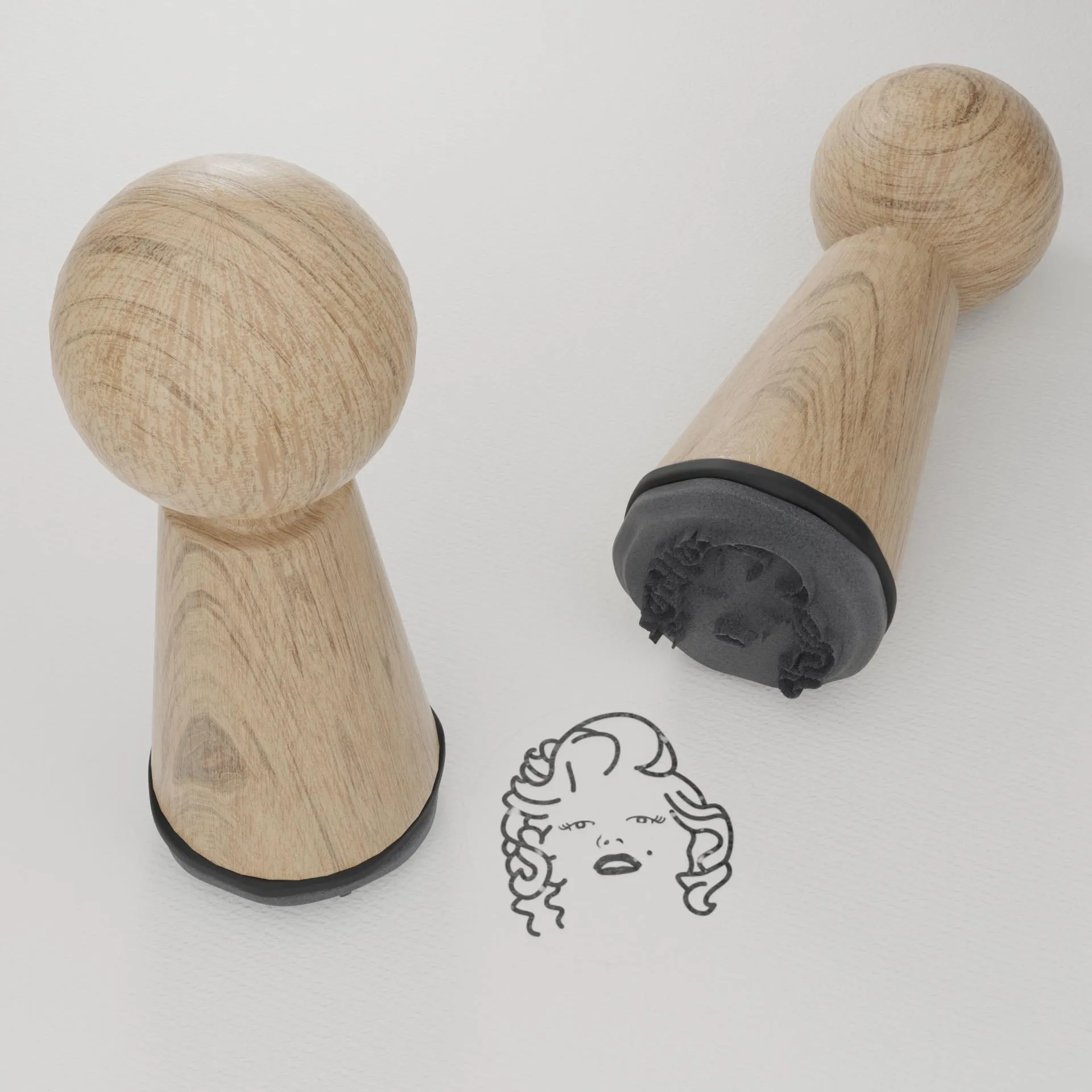Berühme Persönlichkeiten – Stempel