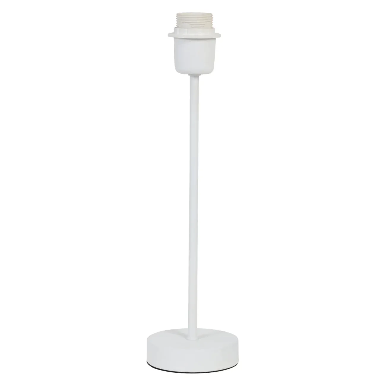 Lampenfuß weiss matt rund Metall 38 cm Houston – Bild 2