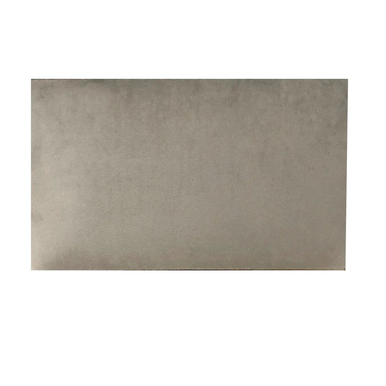 Lampenschirm beige taupe sand länglich rechteckig Velours 30 cm – Bild 2