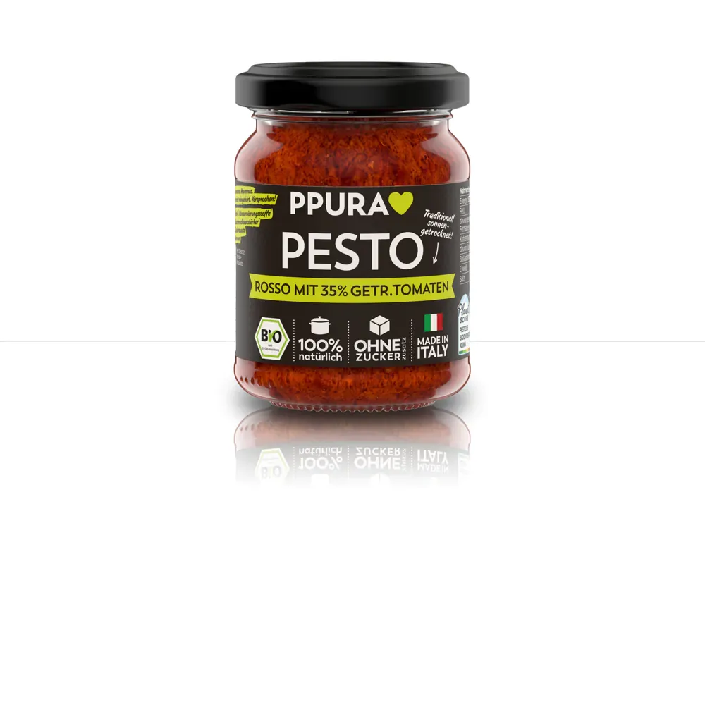 PPURA – Pesto Rosso – bio, 120g