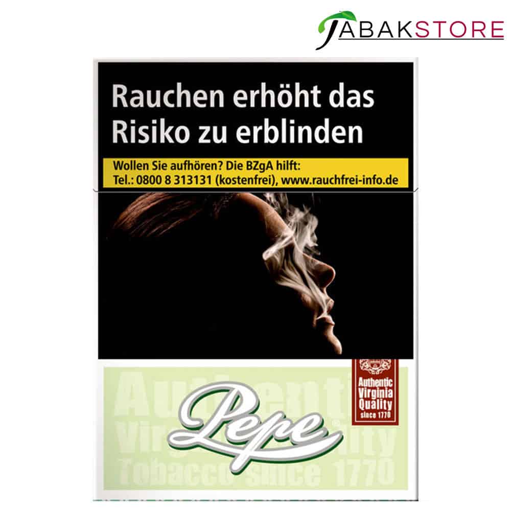 Pepe Bright Green 11,00 Euro | 29 Zigaretten