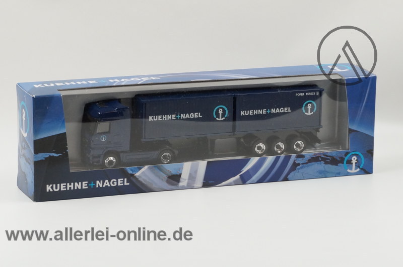 Schuco | MB Actros V8 Container-Sattelzug | KUEHNE + NAGEL | 1:87 mit OVP – Bild 5