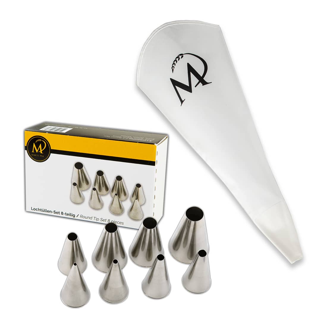 Spritzbeutel/Lochtüllen Set 9-teilig