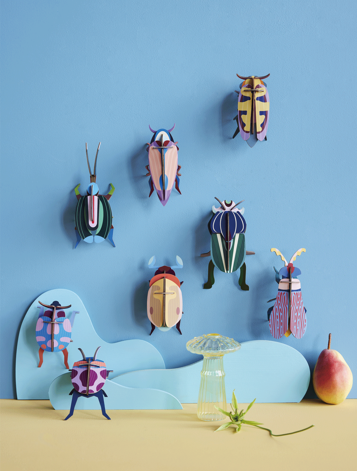 3D Wanddeko „Coccinelle Couple“ – Bild 2